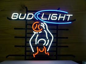 Bud Light Basketball Dunk Classic Neon Light Sign